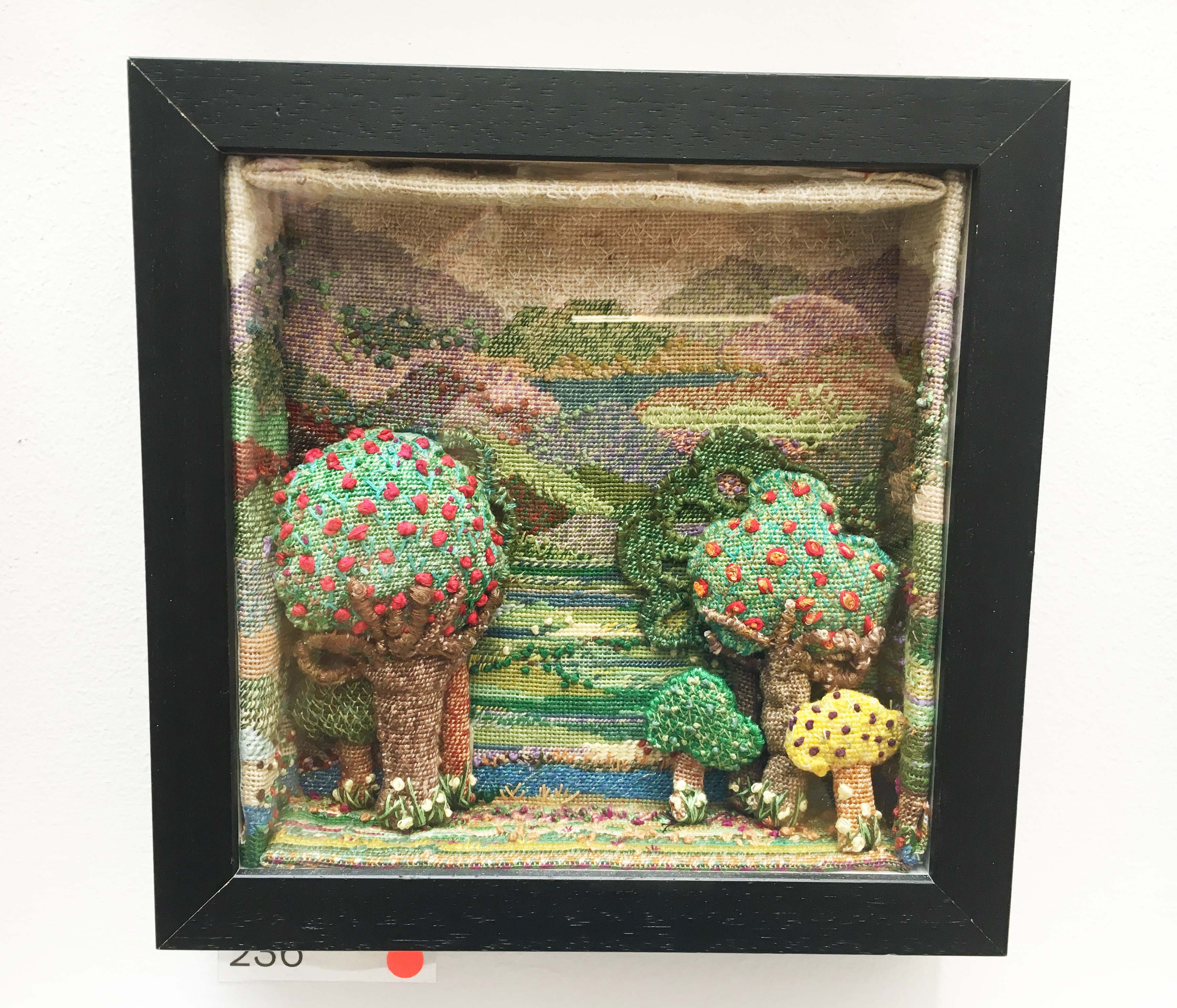 Cross Stitched Trees Royal Academy Summer Exhibition 2017
