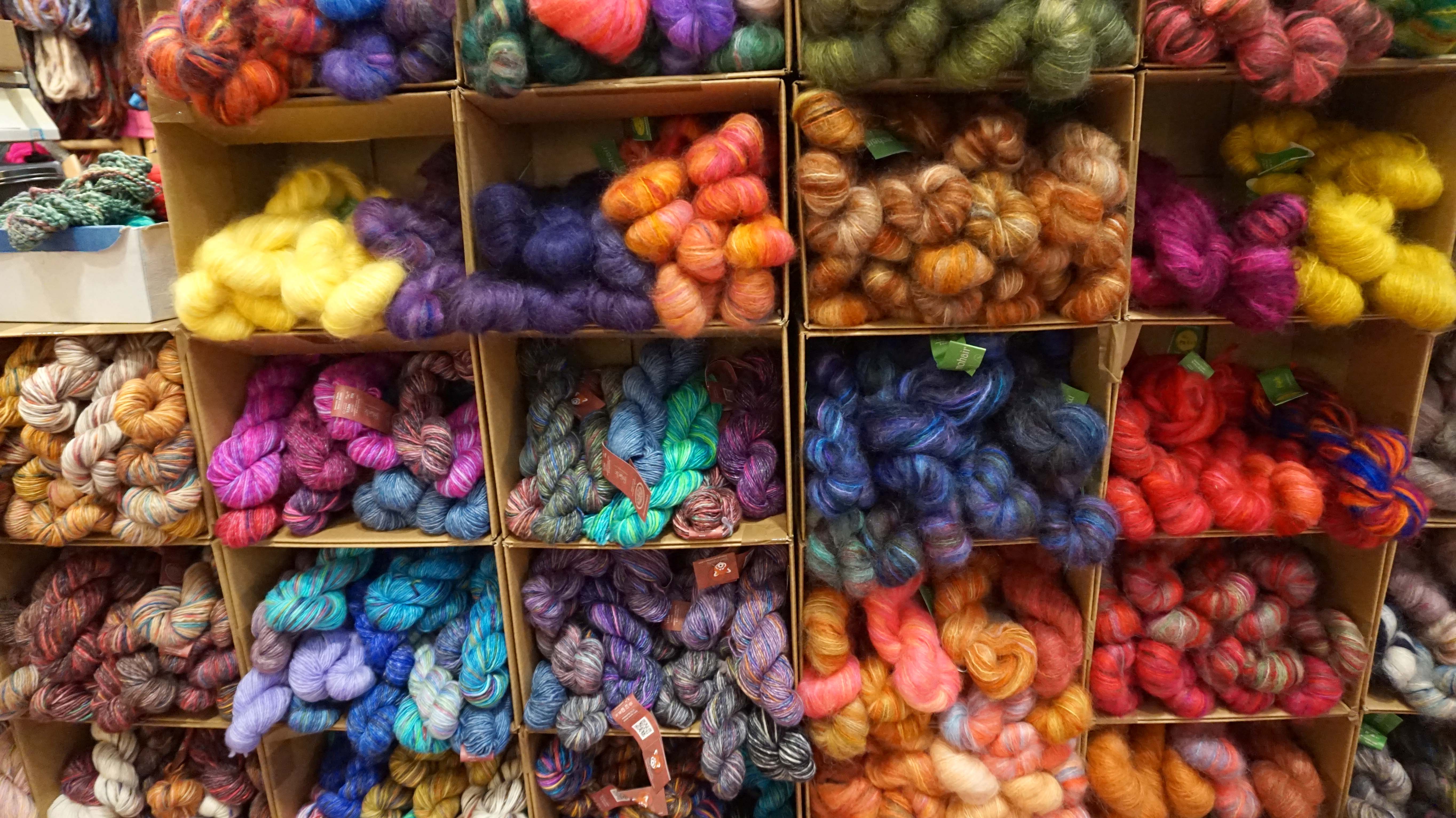 Colinette Yarns at the Knitting and Stitching Show 2017