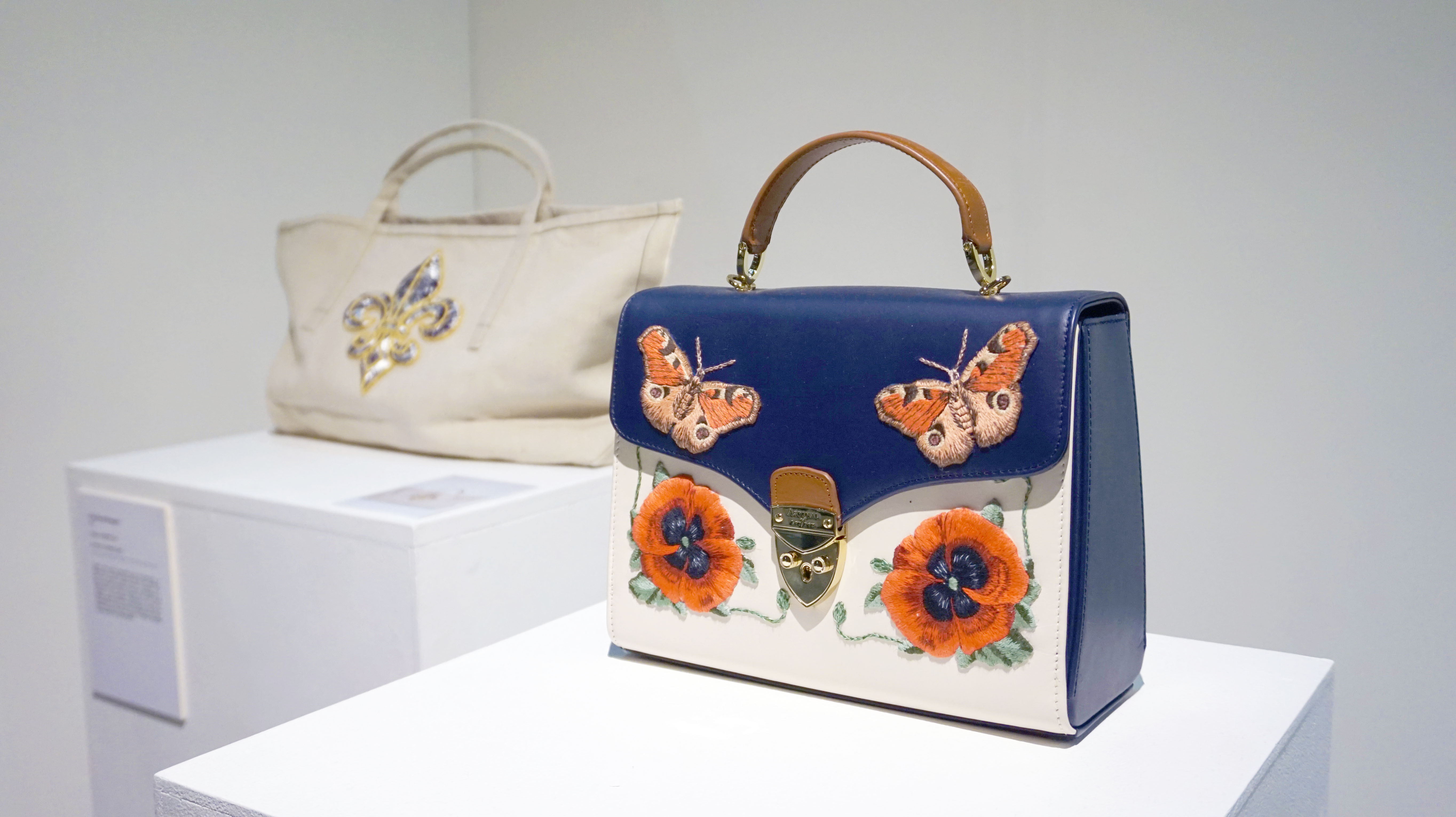 Butterfly Handbag at the Knitting and Stitching Show 2017