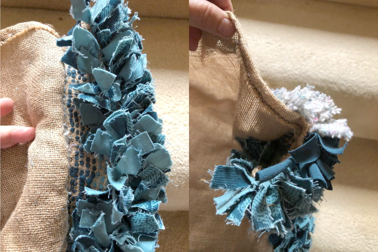 Ragged Life Blog My Talented Mother's Latest Handmade Rag Rug