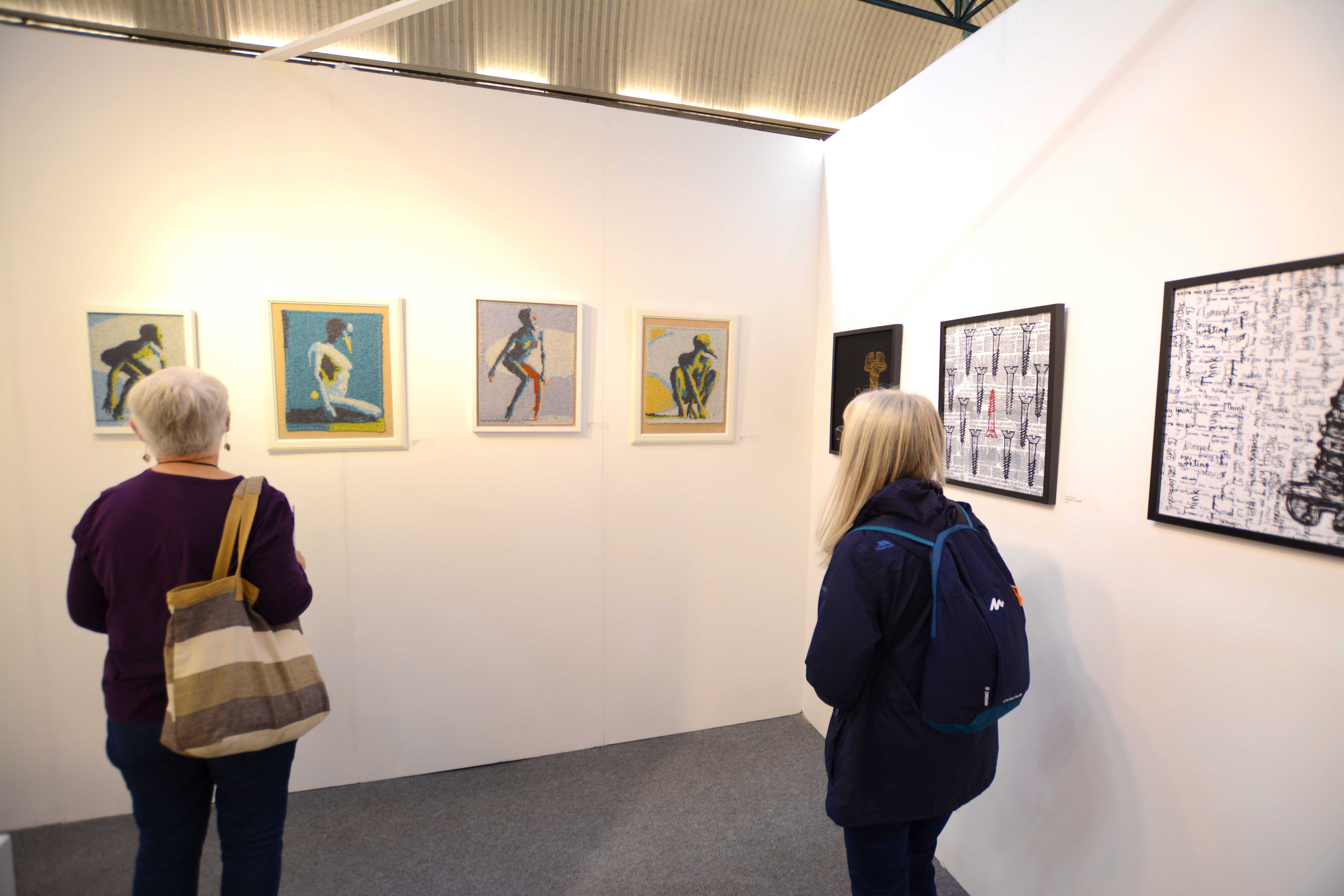Knitting and Stitching Show London 2018 Textile Gallery Artworks