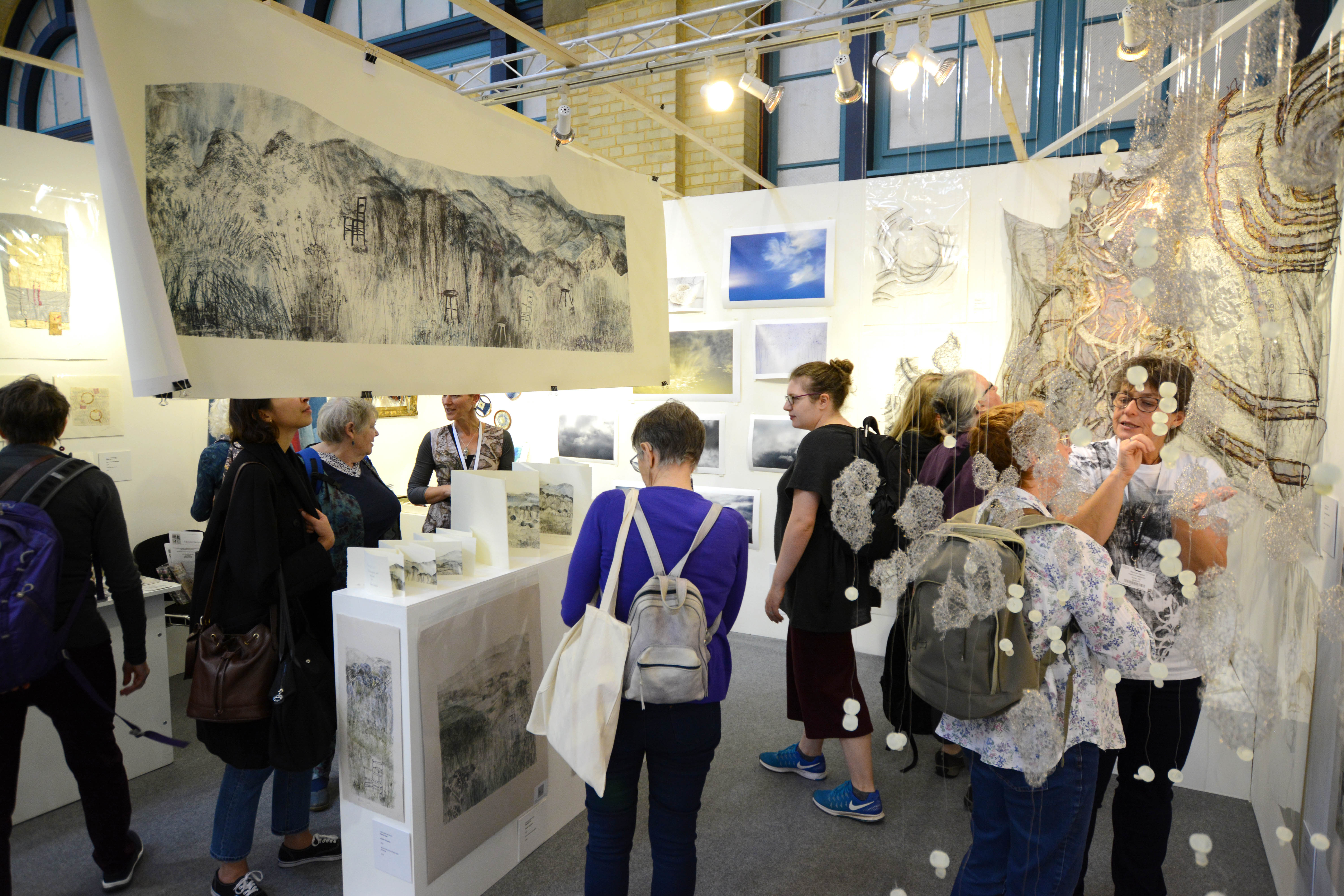 Textiles at the Knitting and Stitching Show 2018