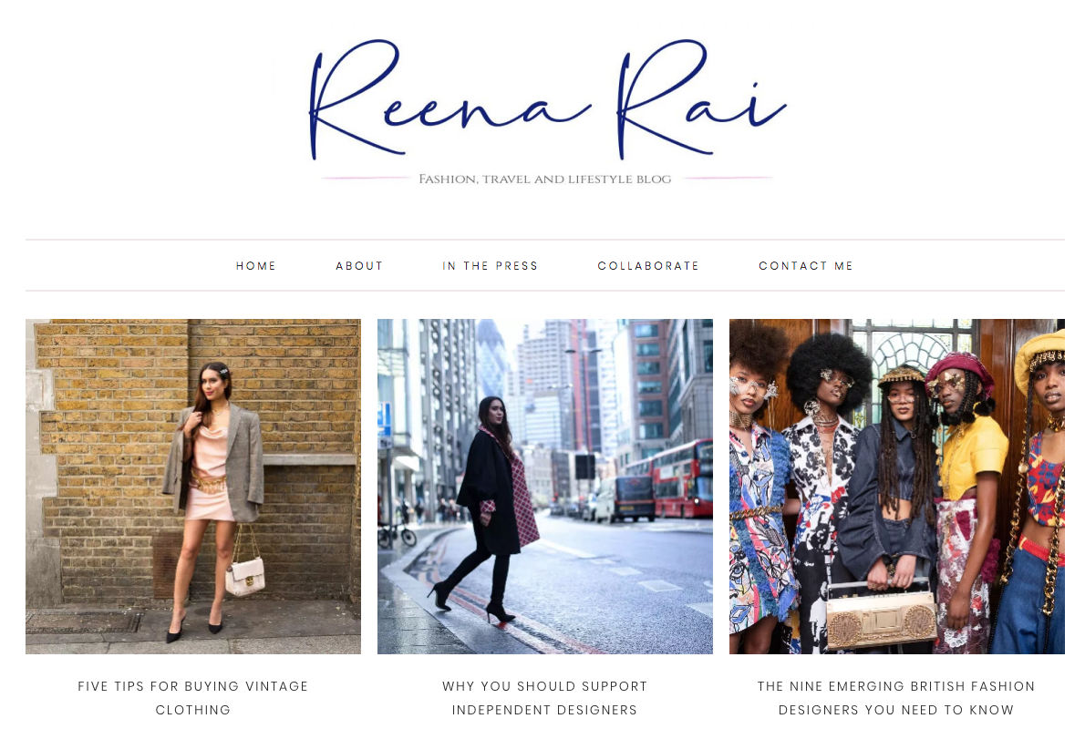 Reena Rai Fashion and Lifestyle Blog