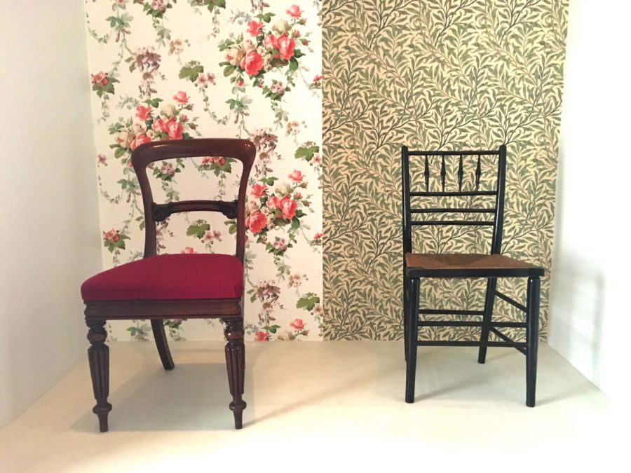 William Morris Wallpaper Chairs