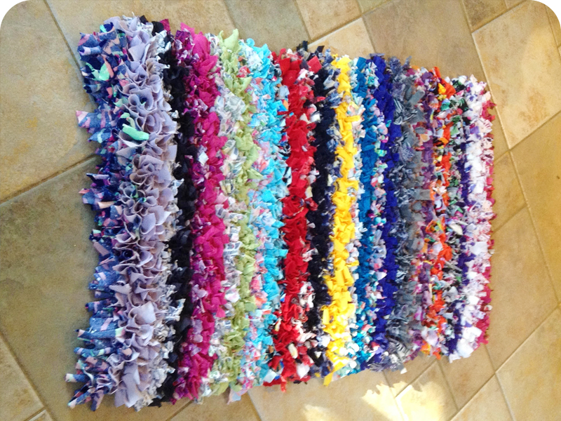 Gillian's Colourful Rag Rug