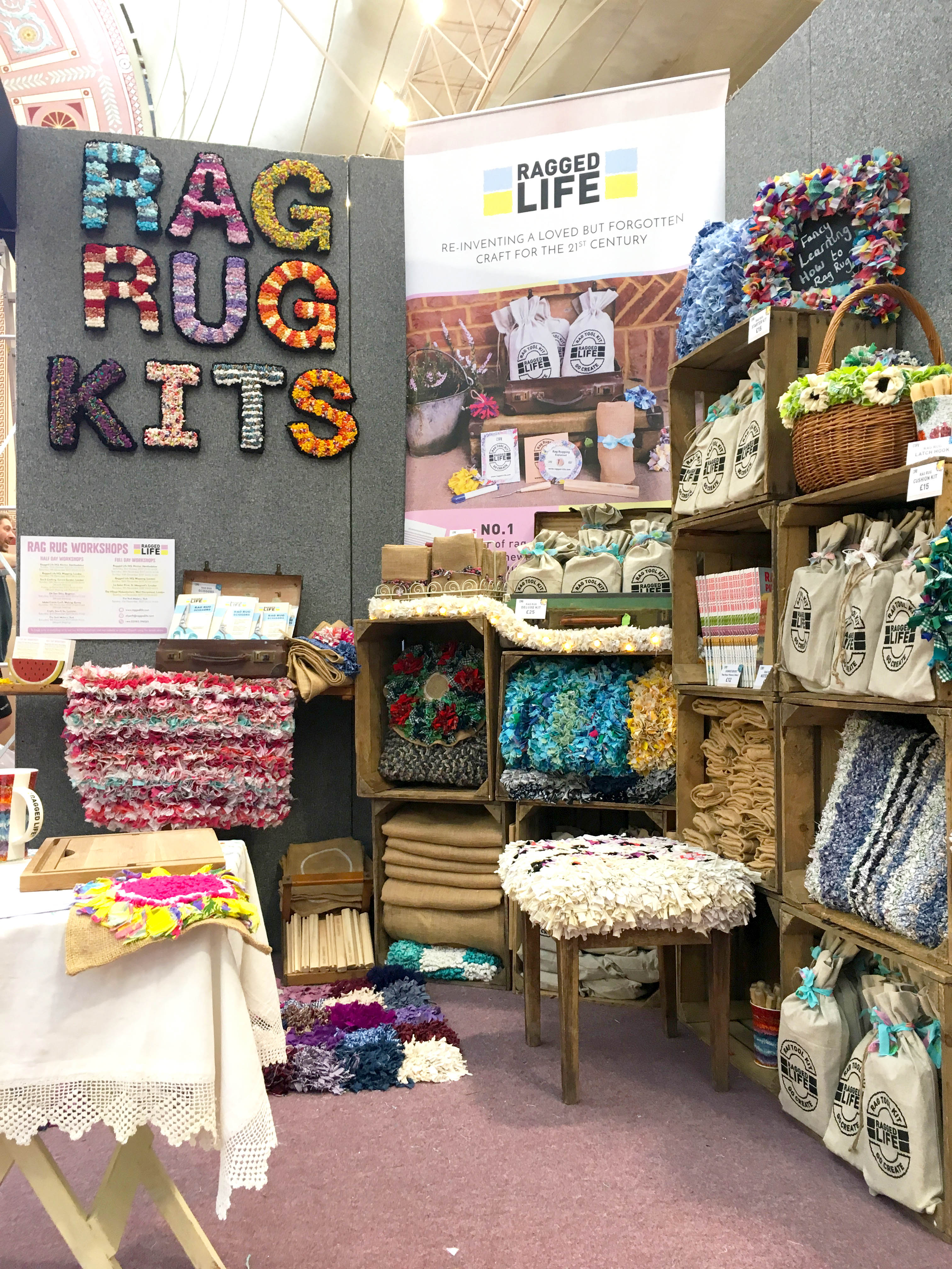 Ragged Life Stand Knitting and Stitching Show 2017