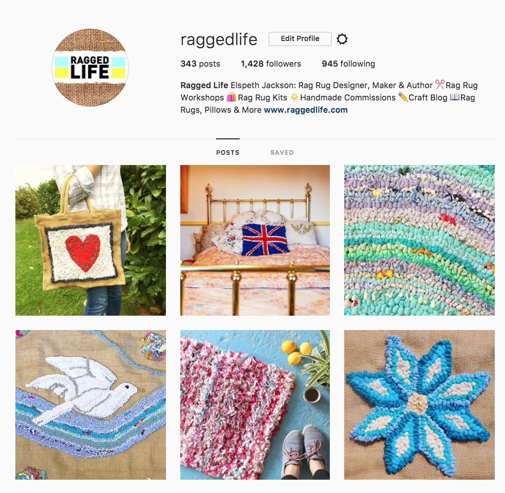 Ragged Life Rag Rug Inspiration on Instagram