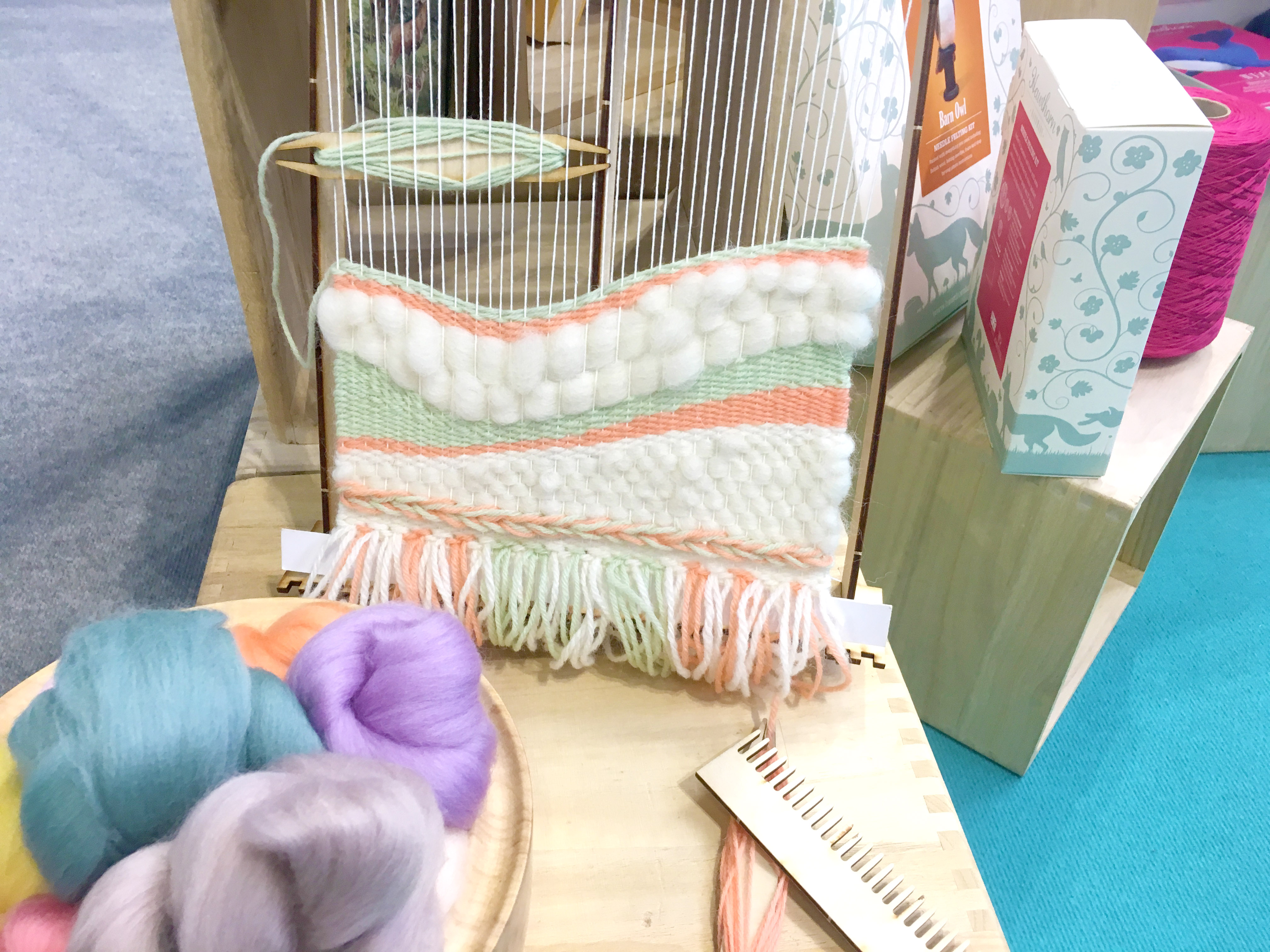 Hawthorn Weaving Kits work in progress 