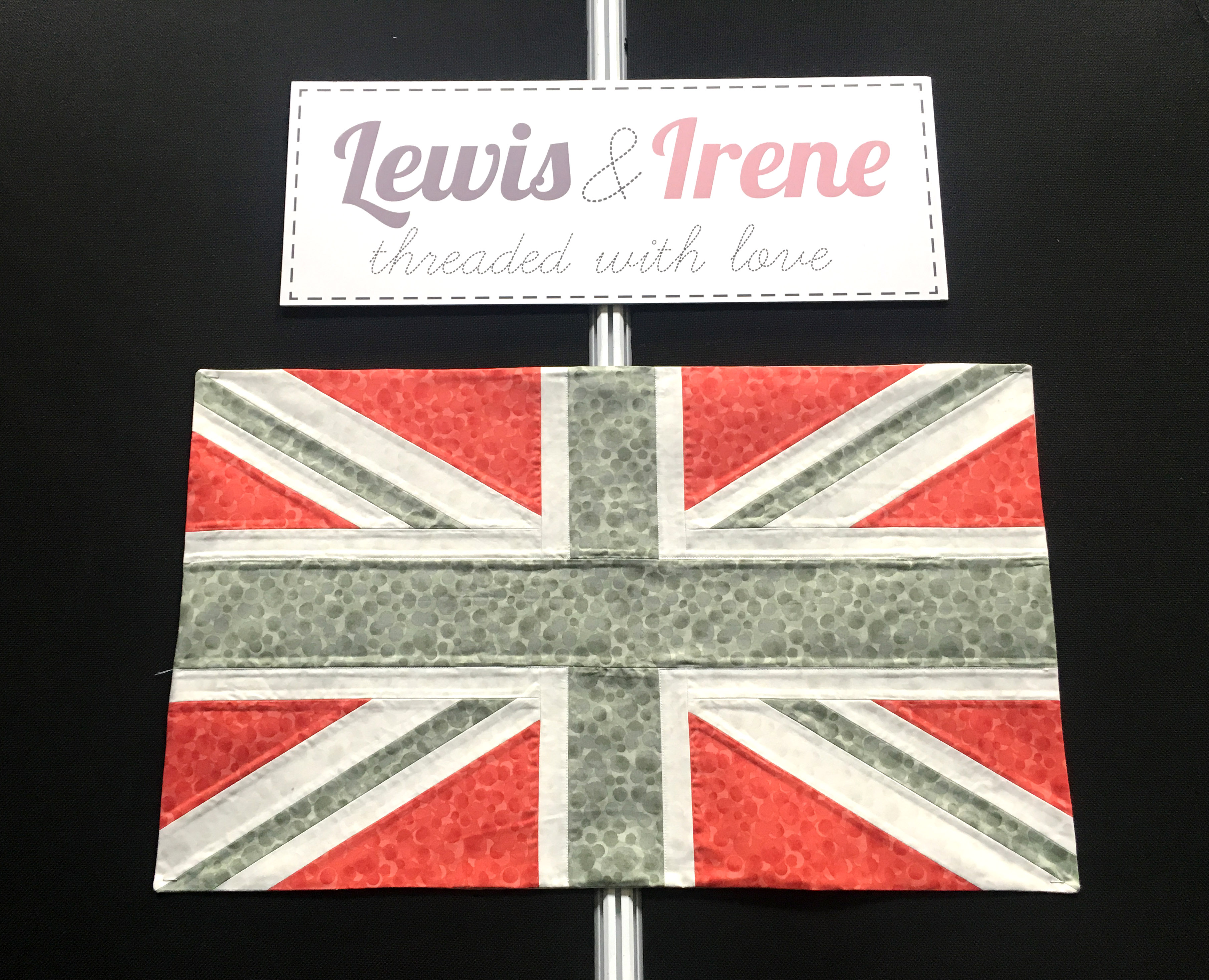 Lewis and Irene Fabrics Union Jack Fabric Flag