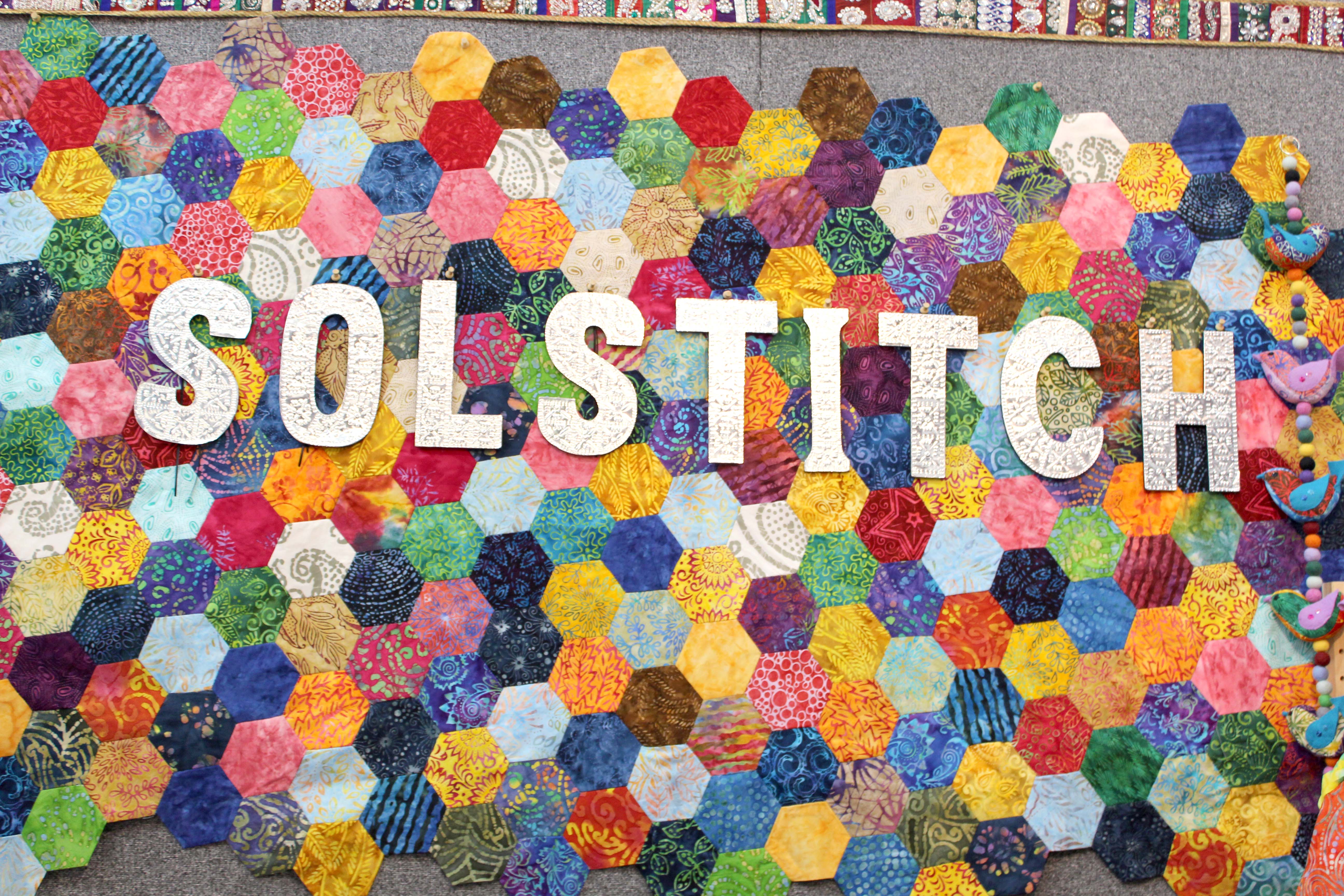 Solstitch Stand at the Knitting and Stitching Show 2018
