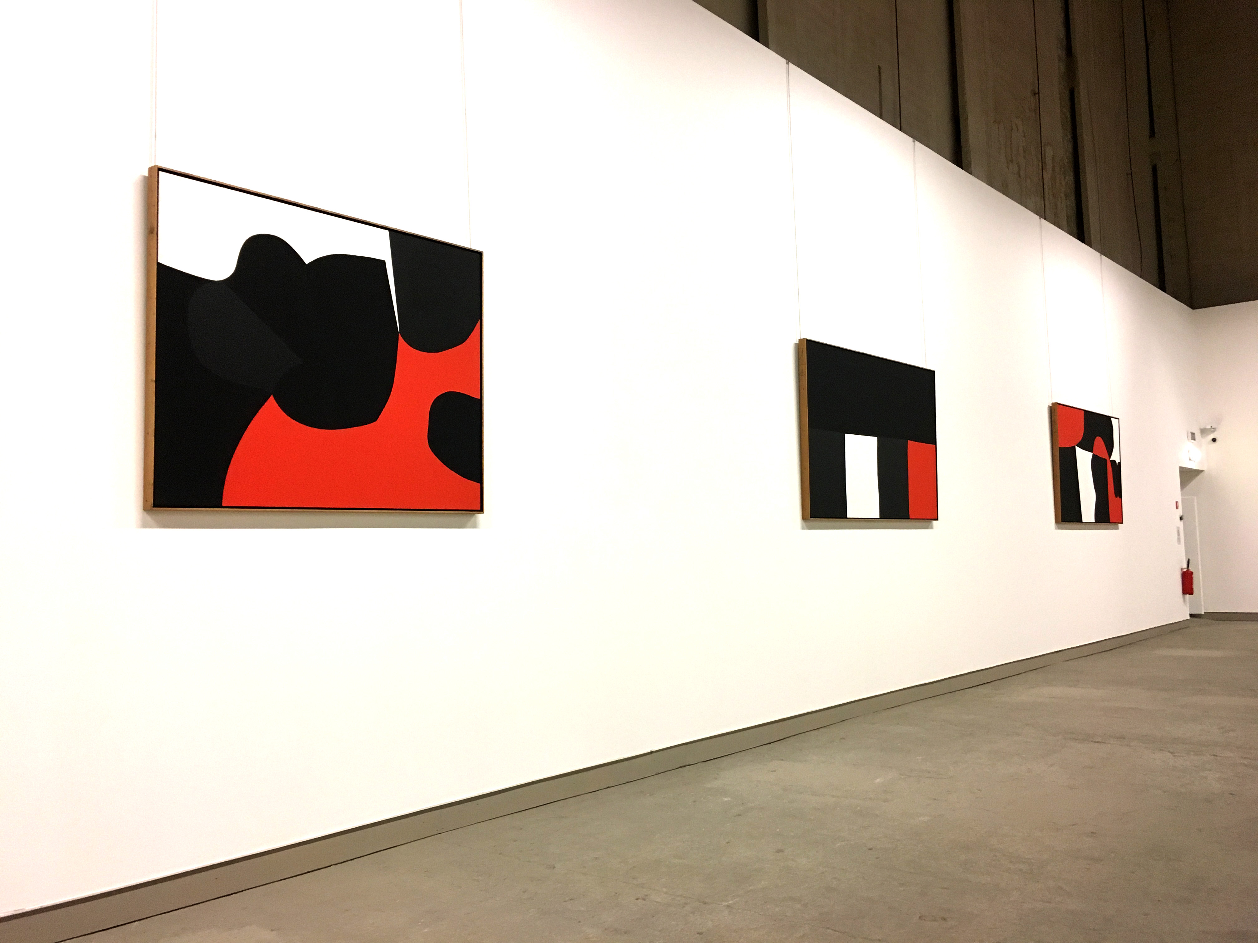 Italian Artist Alberto Burri Black and Red Room