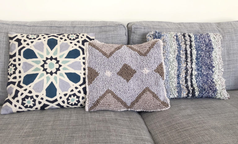 Ragged Life Blog | How to Make a Rag Rug Cushion - Ragged Life Blog ...