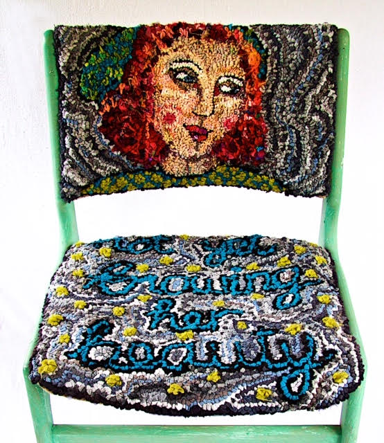Diane Cox Chair 2 rag rugging