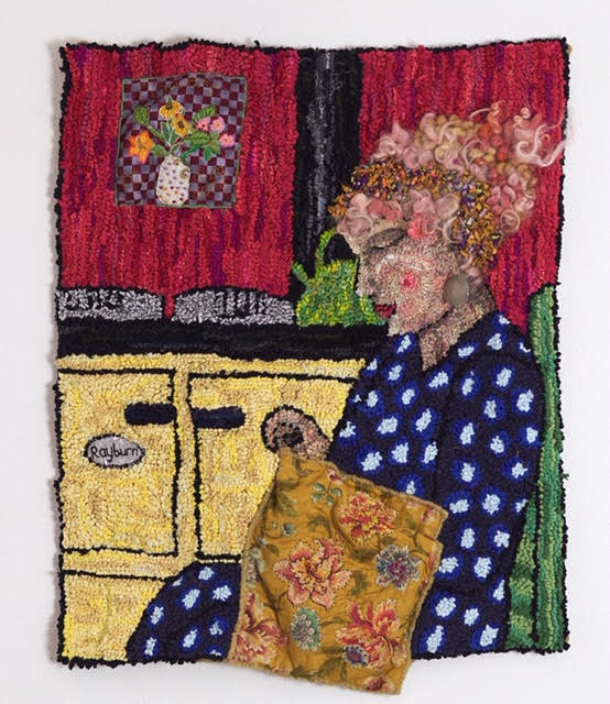 Diane Cox Stitching the rayburn rag rug