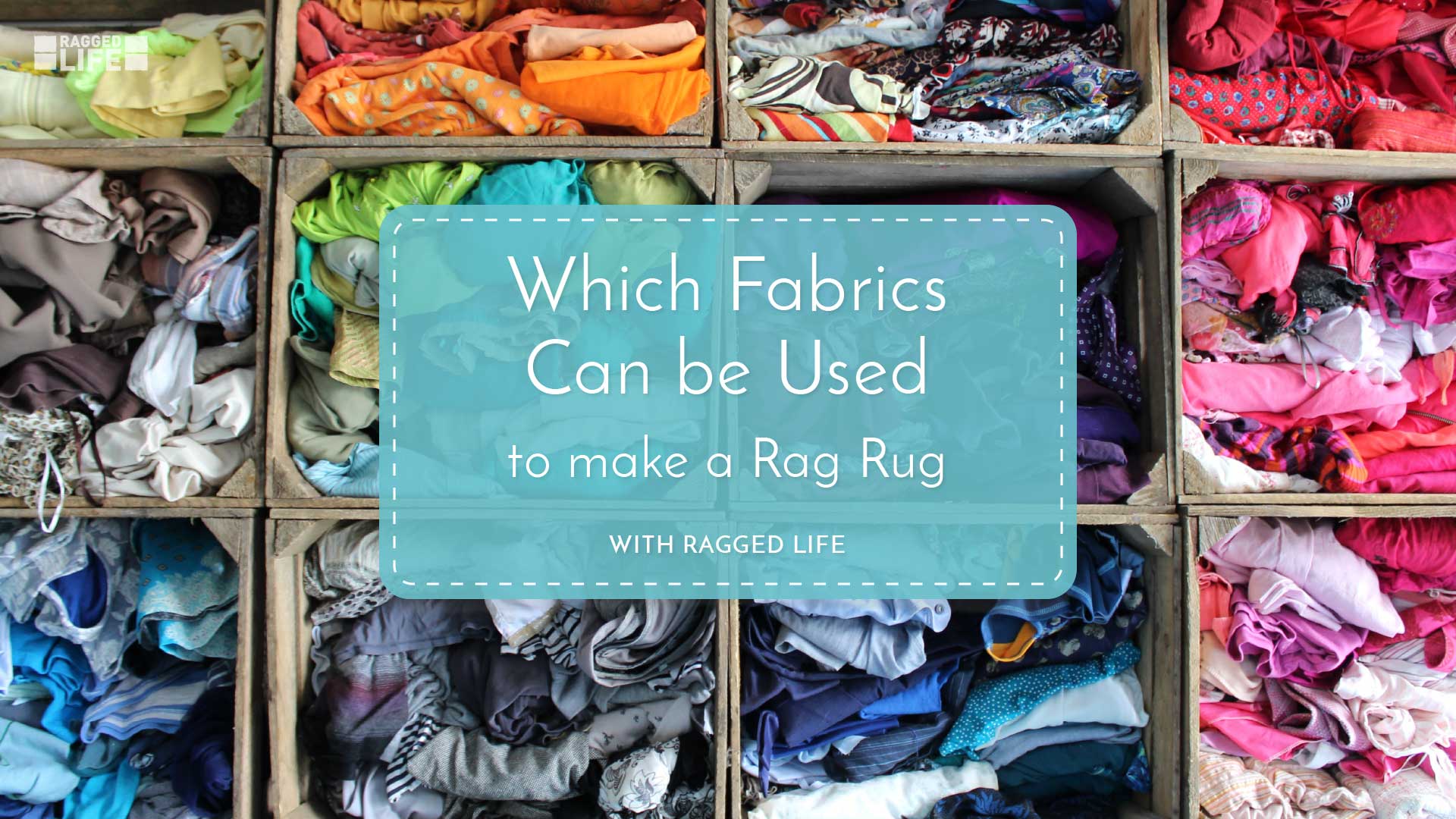 What Fabrics can be used to make a rag rug video