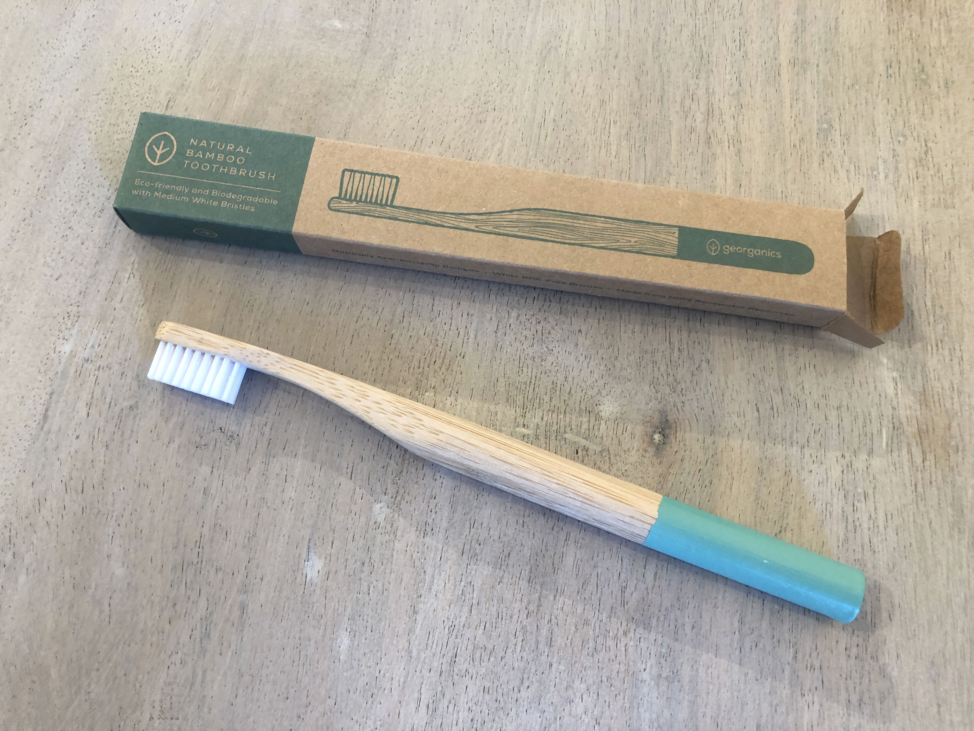 Georganics bamboo eco-friendly toothbrush