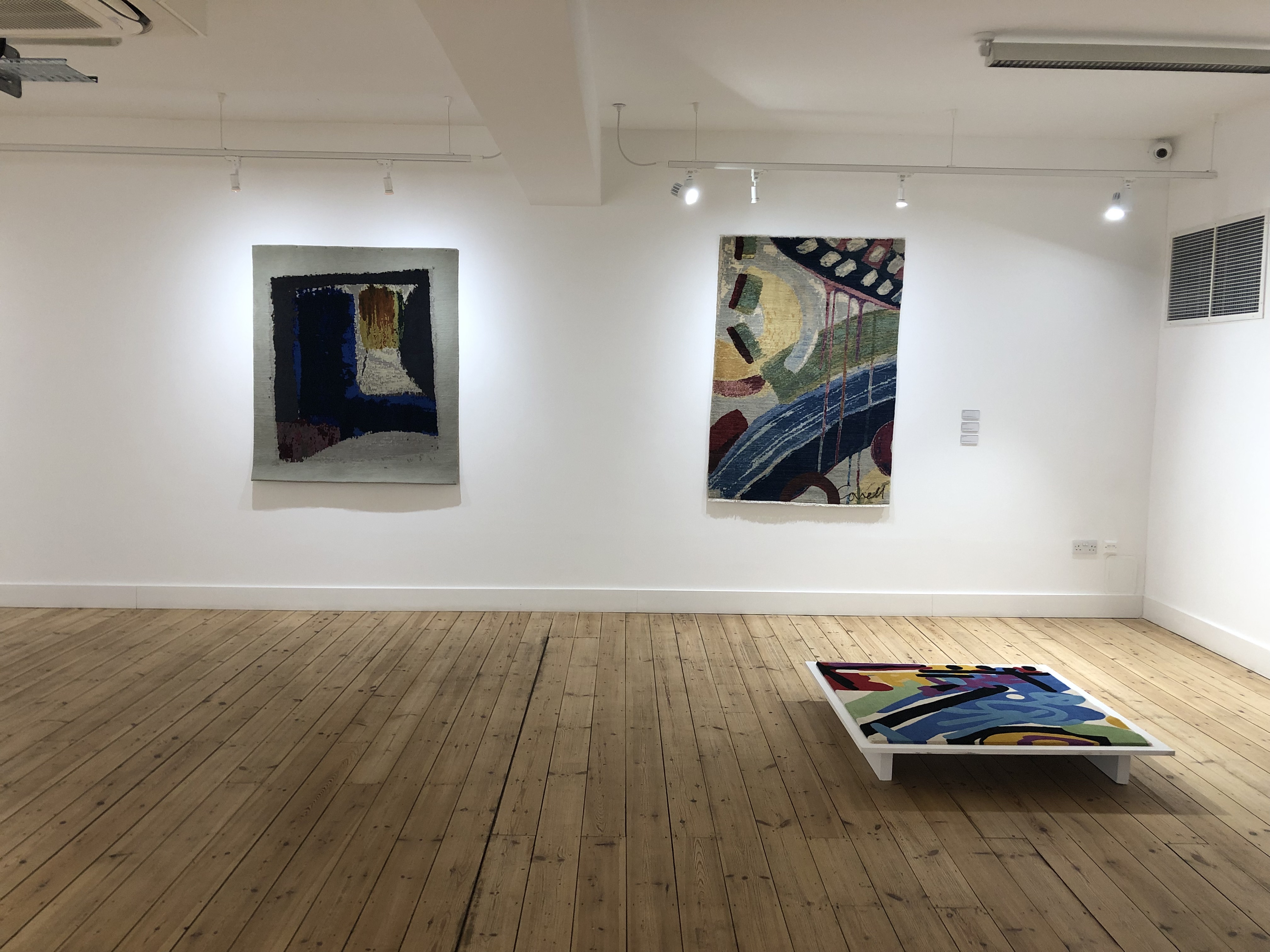 Canvas to Carpet exhibition space - Allistair Covell 
