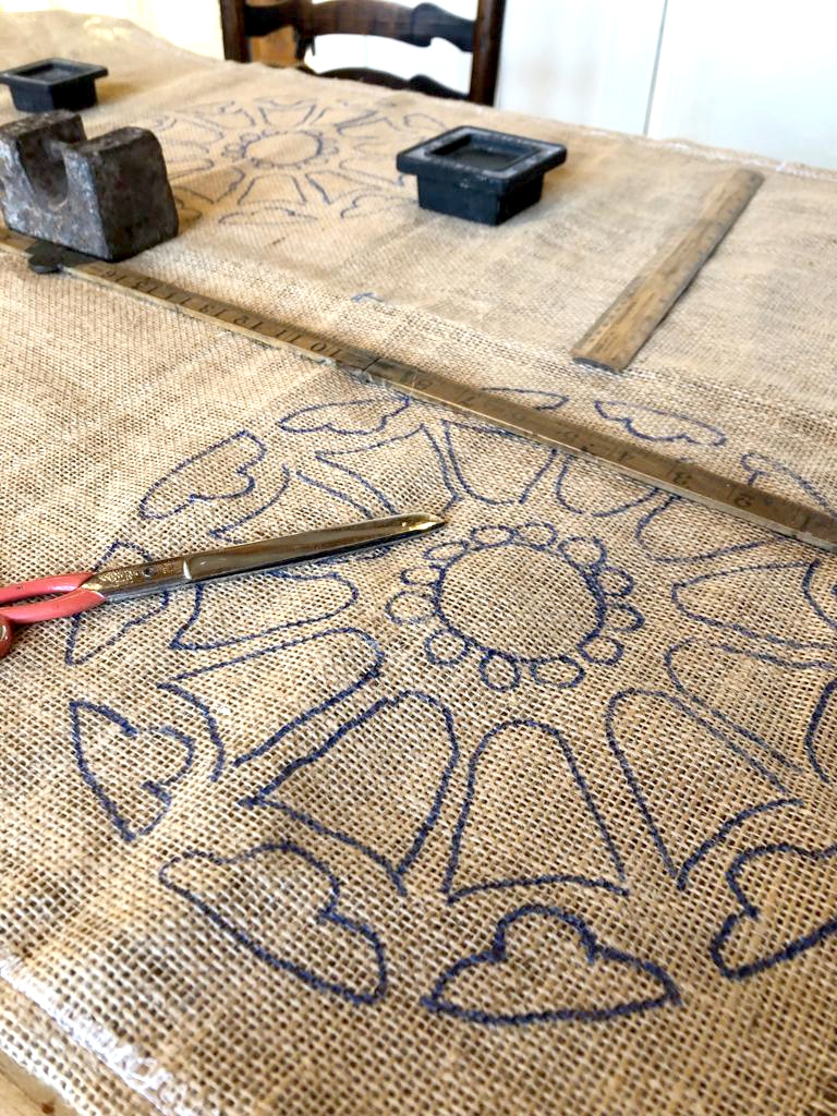 Designing a rag rug