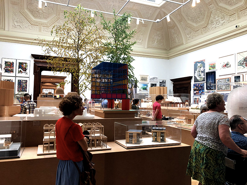 Architecture room at the Royal Academy of Arts 2019 Summer Exhibition