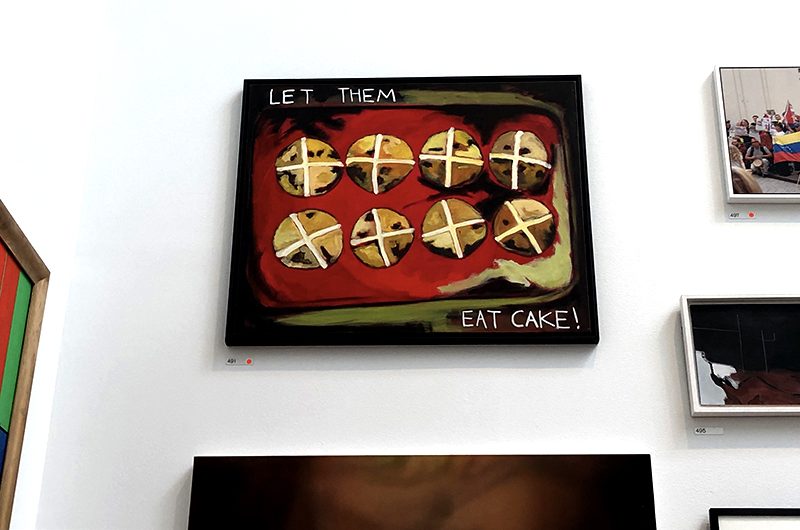 Alison Turner's "Let them eat cake!" artwork