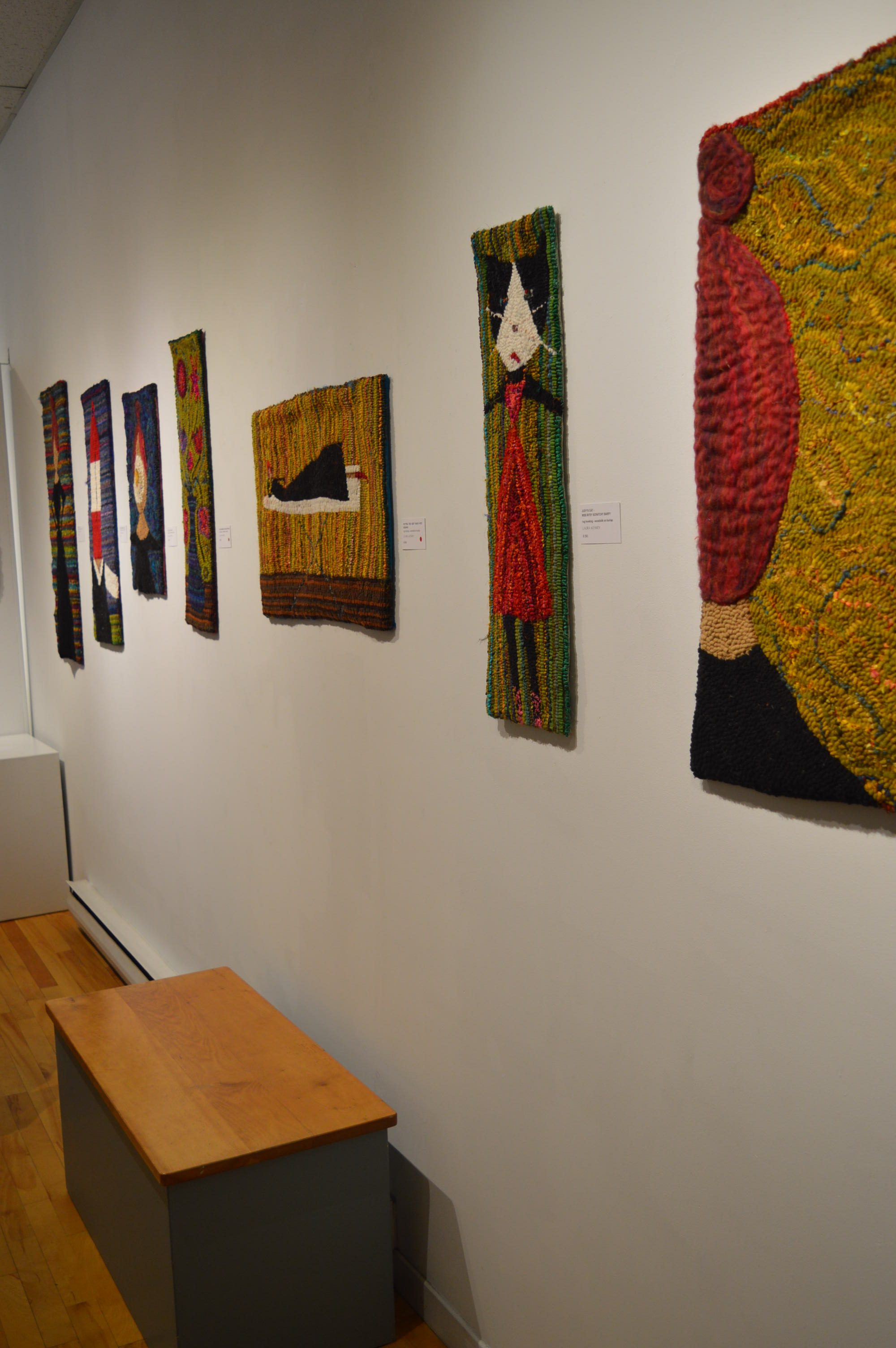 artwork gallery display - Laura Kenney Fog Forest Gallery, All About Judy.