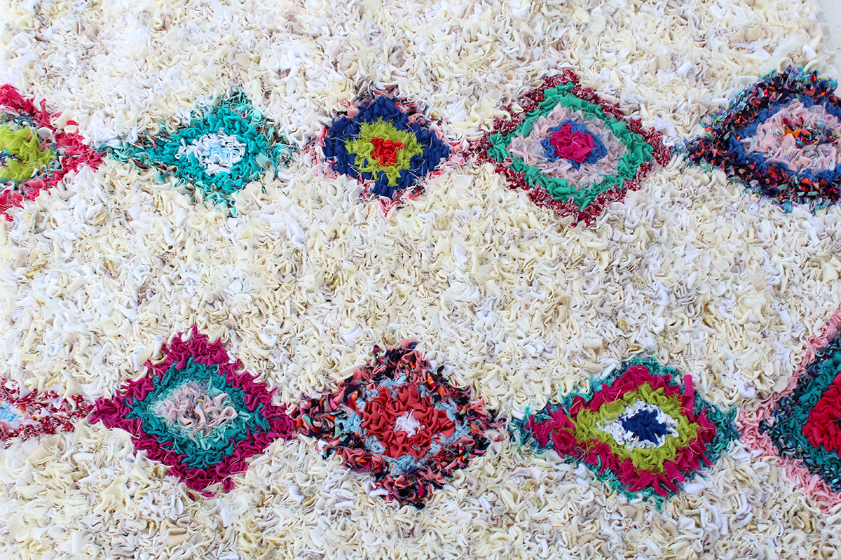 Tribal berber style rag rug UK