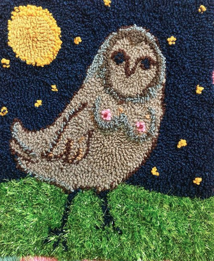 Selby Hurst Rug Nighttime Owl