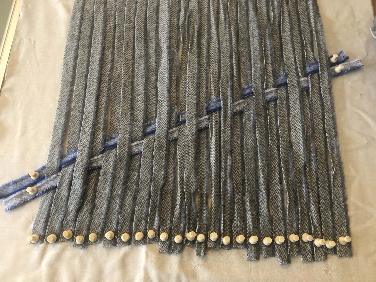 Ragged Life Blog  Ribbon Weaving with Blanket Yarn - Ragged Life Blog