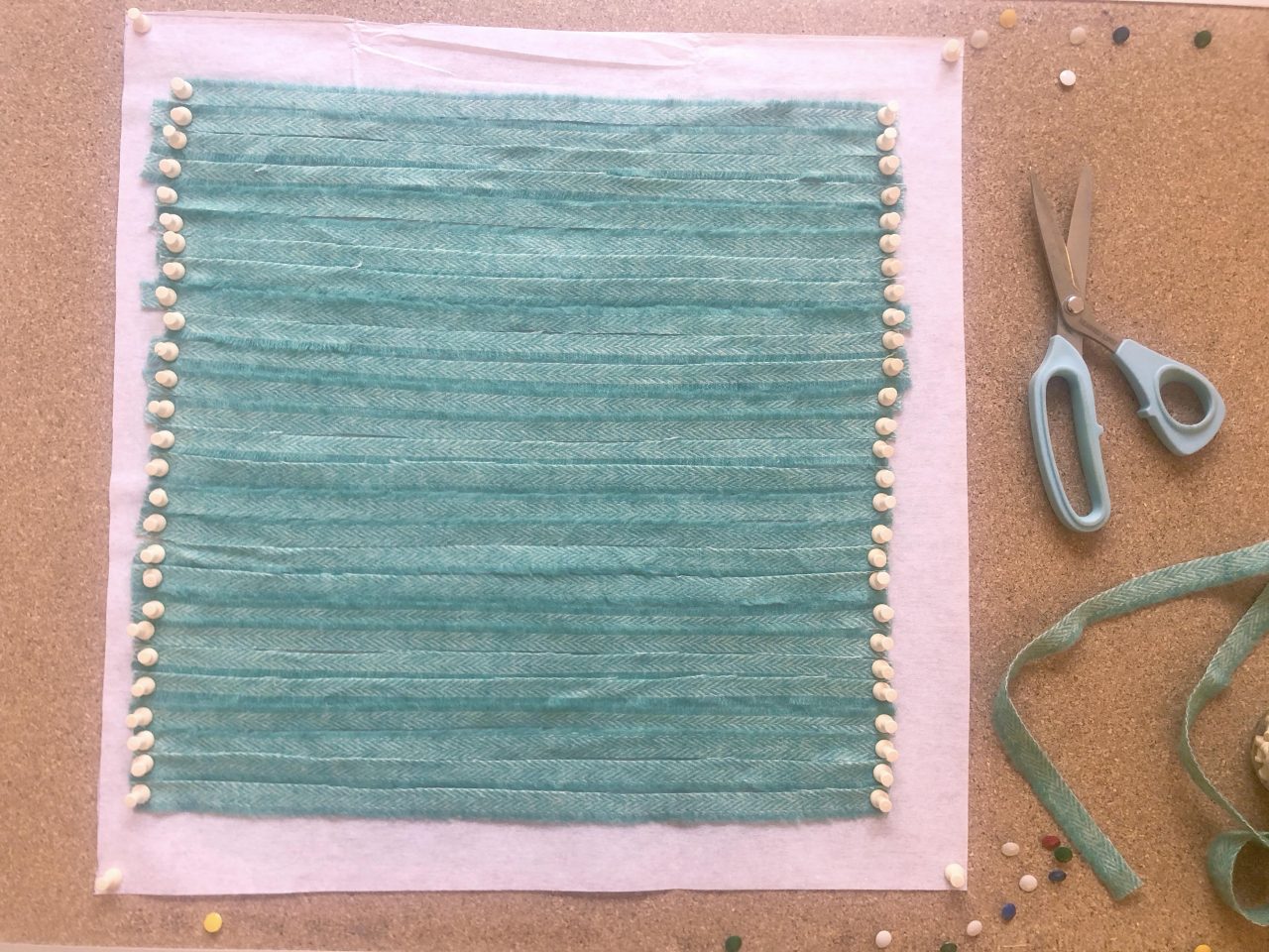 Jade blanket yarn warp for blanket yarn weaving