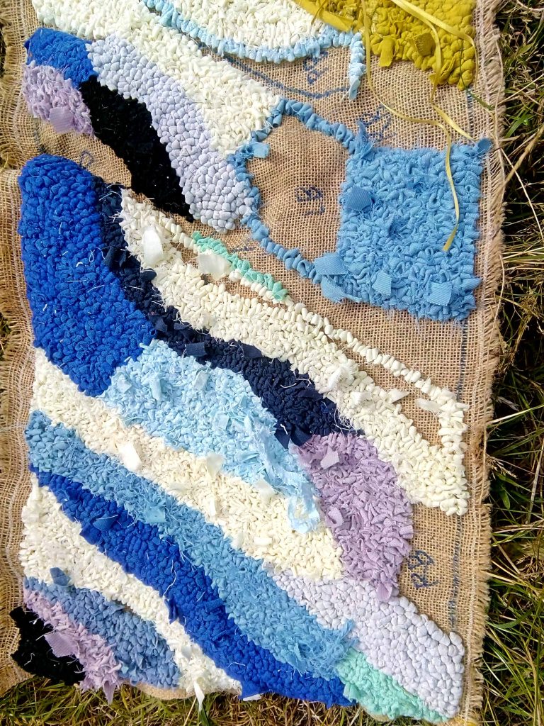 Ragged Life Blog | Making a Rag Rug Laundry Basket - Ragged Life Blog
