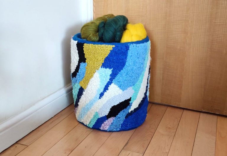 Ragged Life Blog Making a Rag Rug Laundry Basket Ragged Life Blog