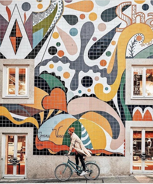 Street art in Lisbon Portugal