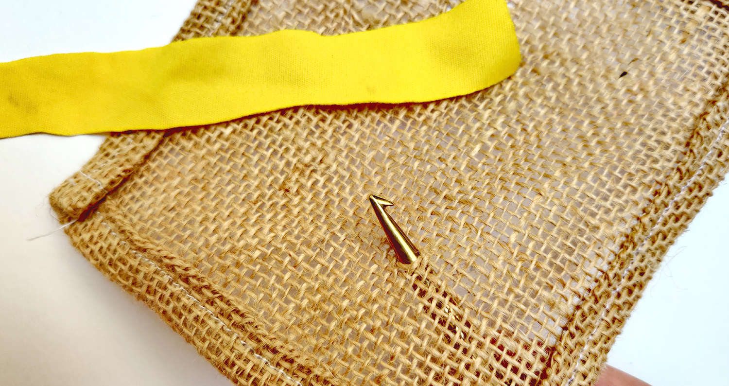 Ragged Life Rug Hook Under Hessian