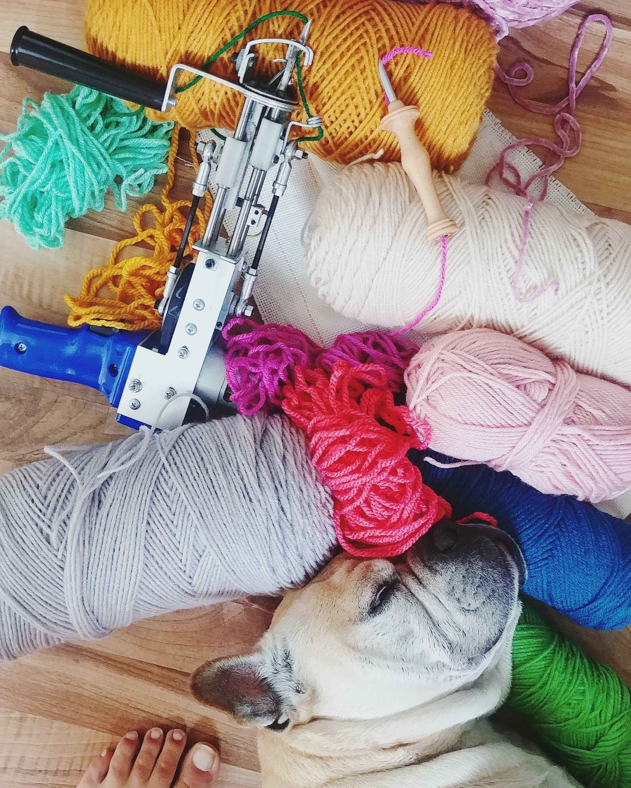 coloured yarns simone saunders