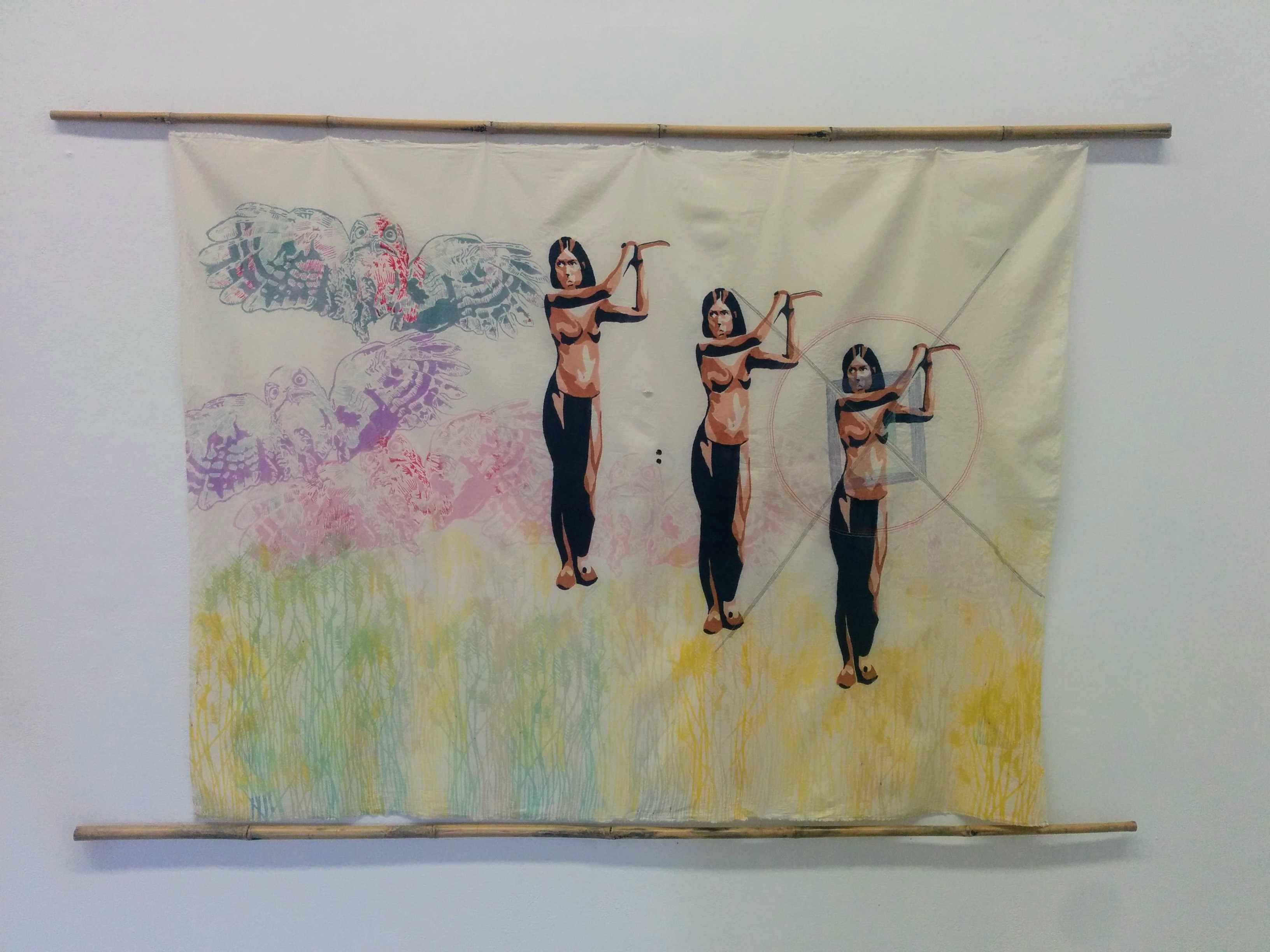 Wallhanging Ladies Dancing