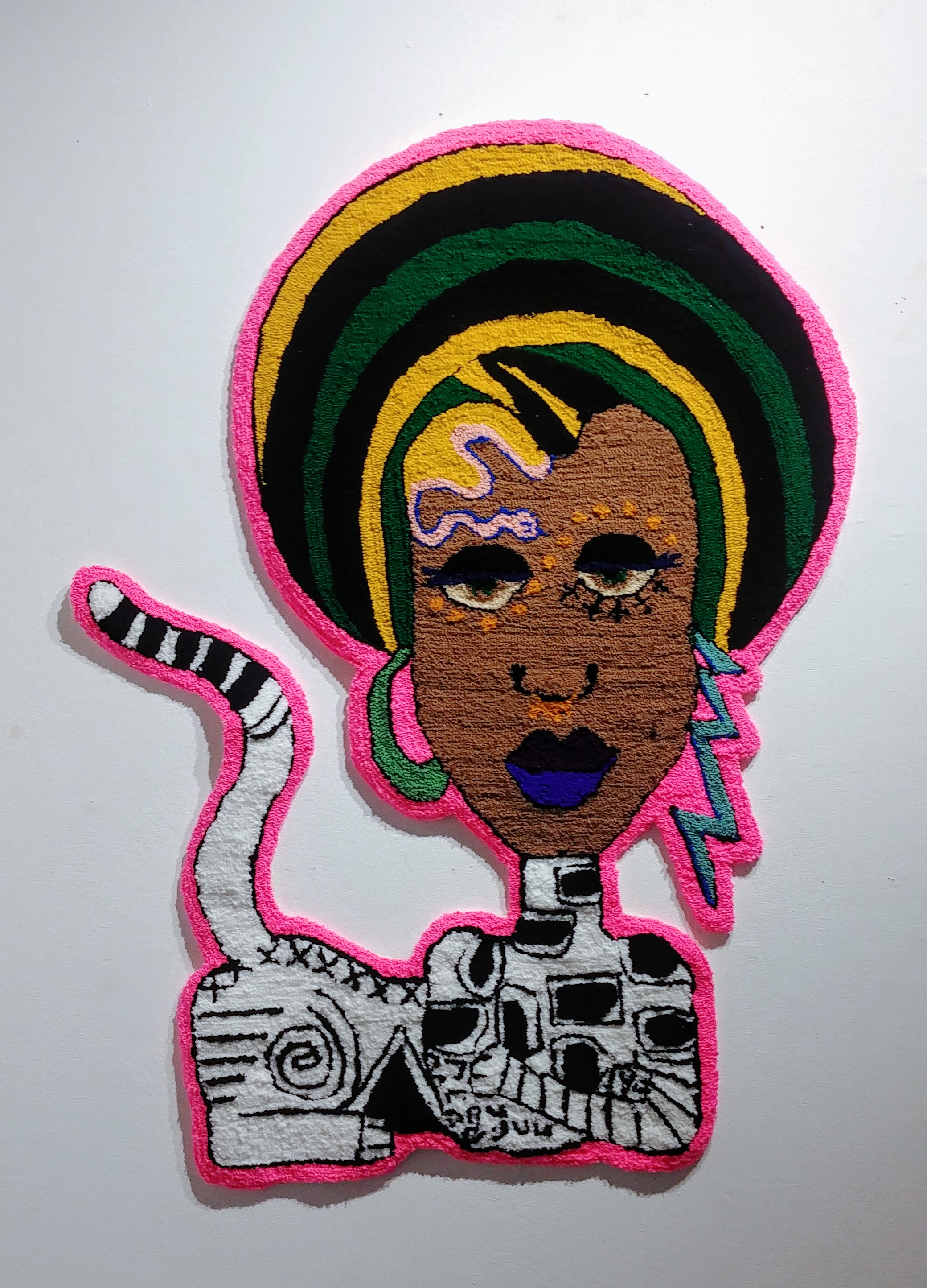simone saunders woman with cat body