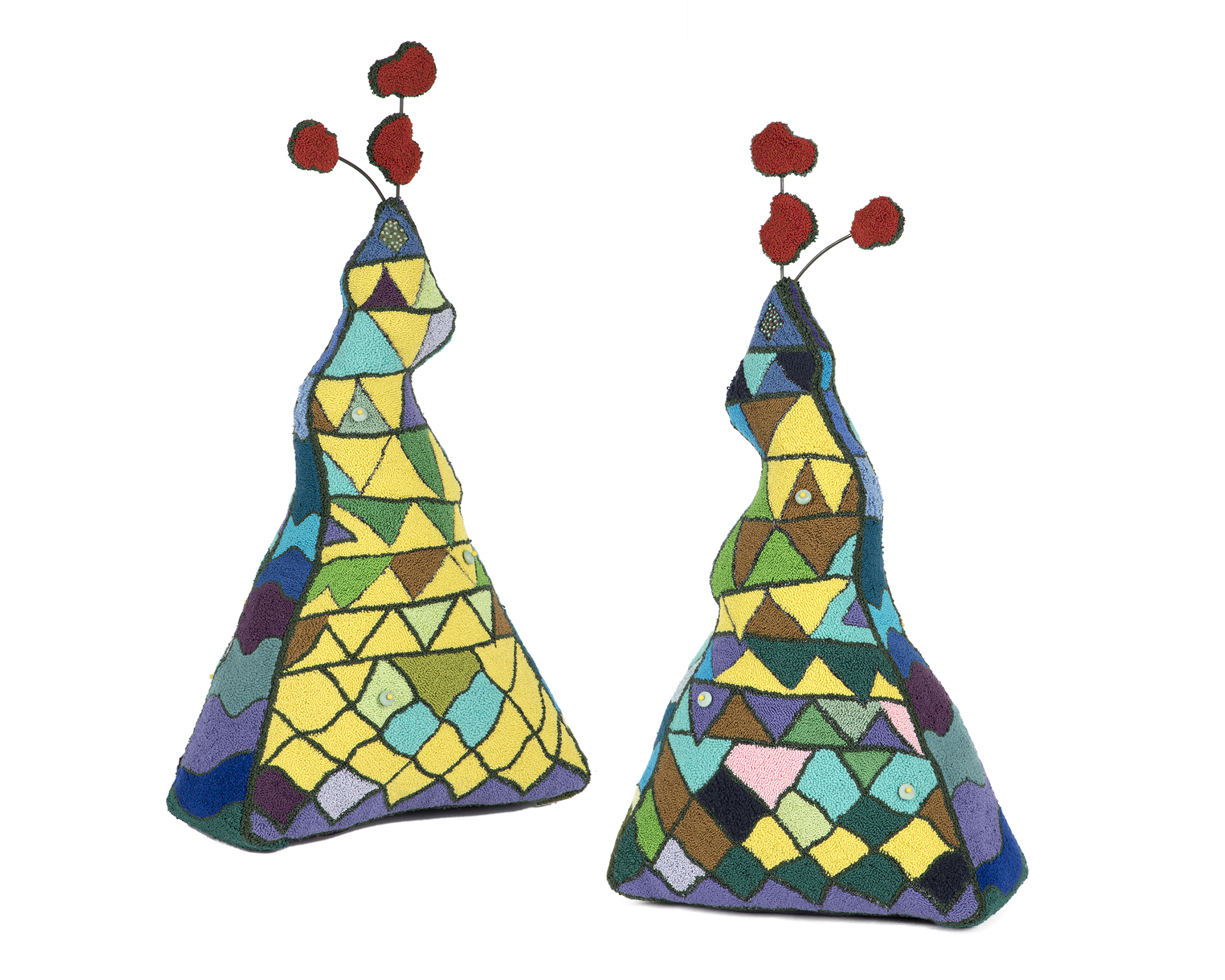Standing Textile Sculptures