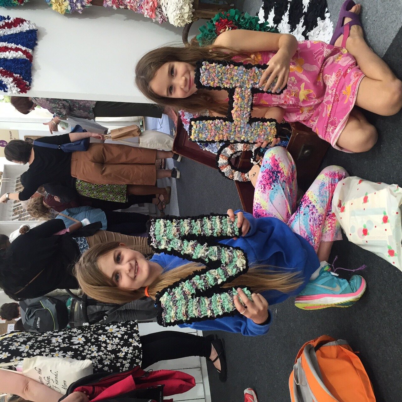 Rag Rug Letters Girls